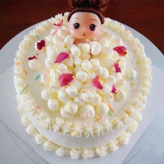 萌娃洗澡蛋糕——一款充满童趣的蛋糕