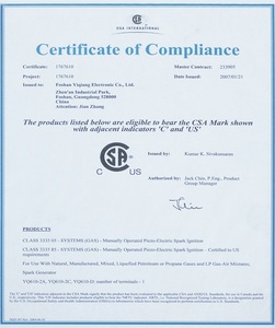 Certificate CSA