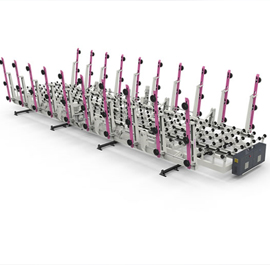 Full automatic glass loading machine product line-double arms