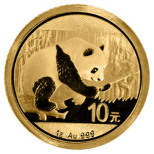 金永恒 中国金币 2016年熊猫金币纪念币 1克金币